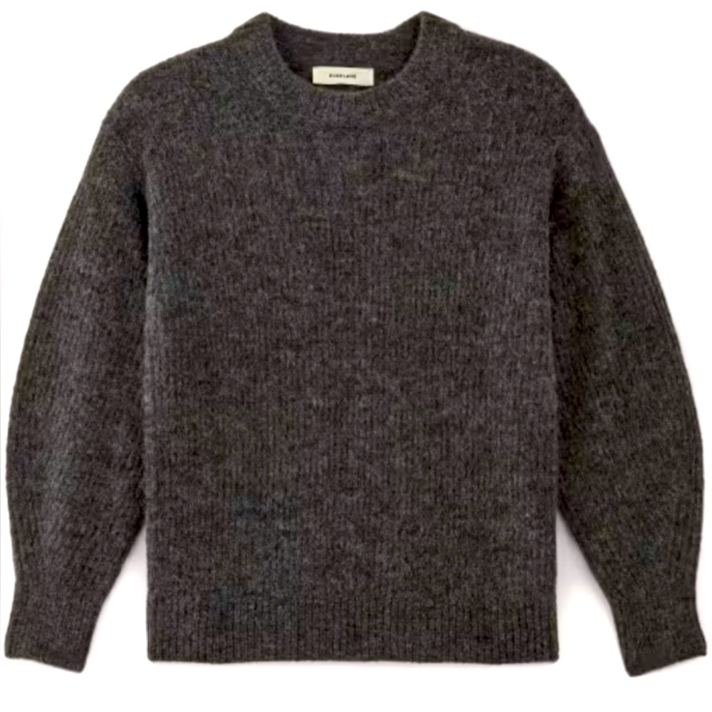 Everlane gray alpaca Cocoon sweater size Small